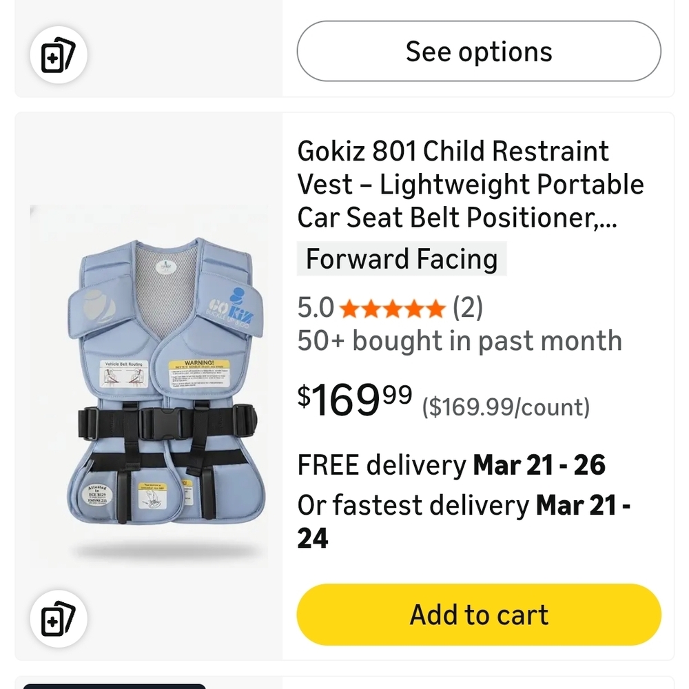 801 Kids Safety Vest - Blue